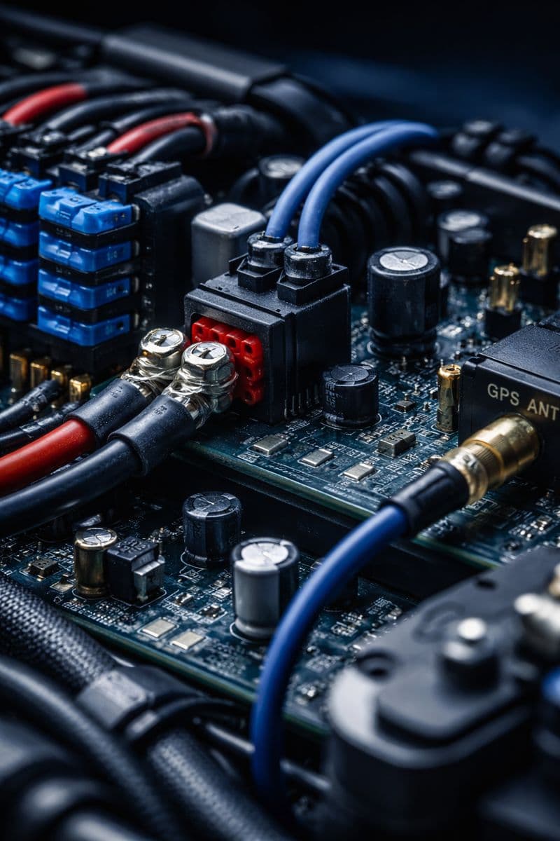 Fondo electrónica marina