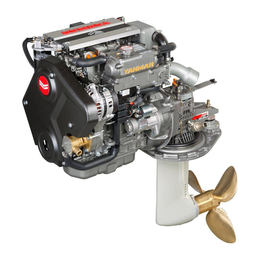 MOTOR 3JH40 + SD60-5-2.49E-L Saildrive extensión larga (75mm) Mandos elect.
