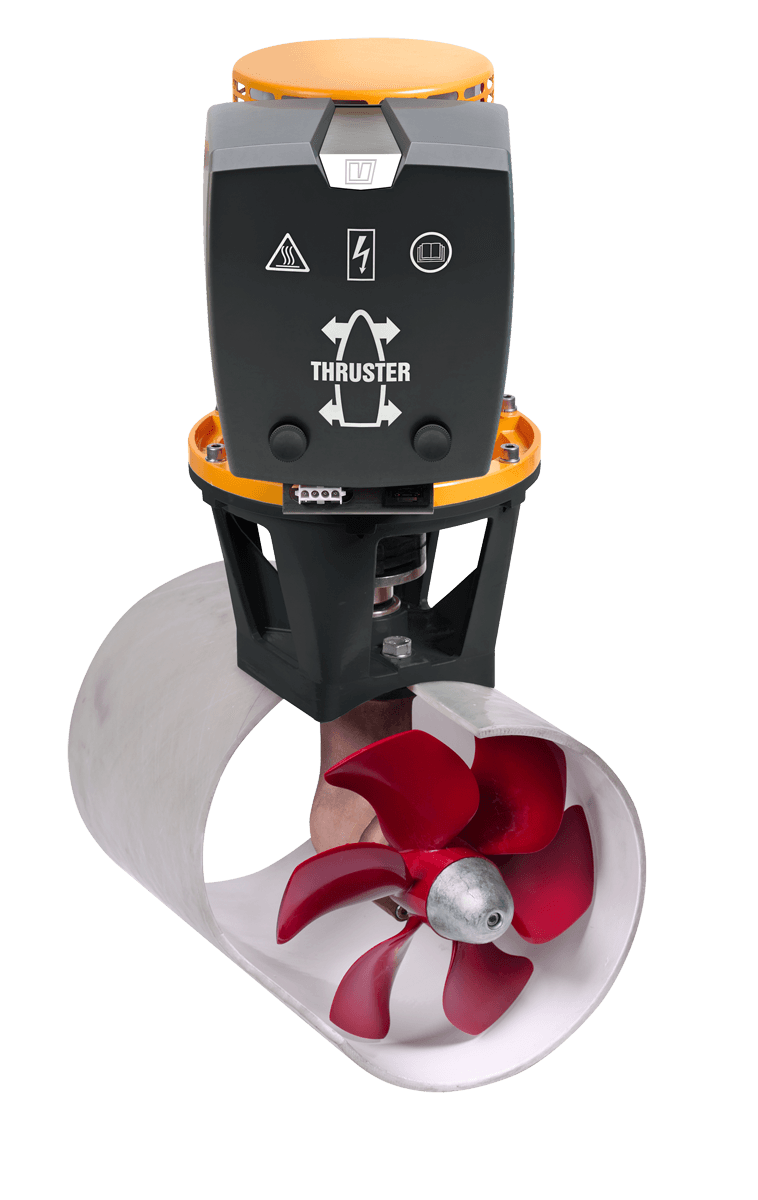 Hélice de proa, 160 kgf, 24 V, diámetro de tubo 250 mm