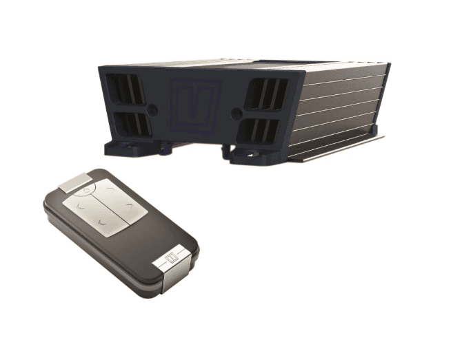 Sistema de control remoto inalámbrico compatible CAN, 12/24V, incluye unidad básica, un control remoto y 2 cables conexión