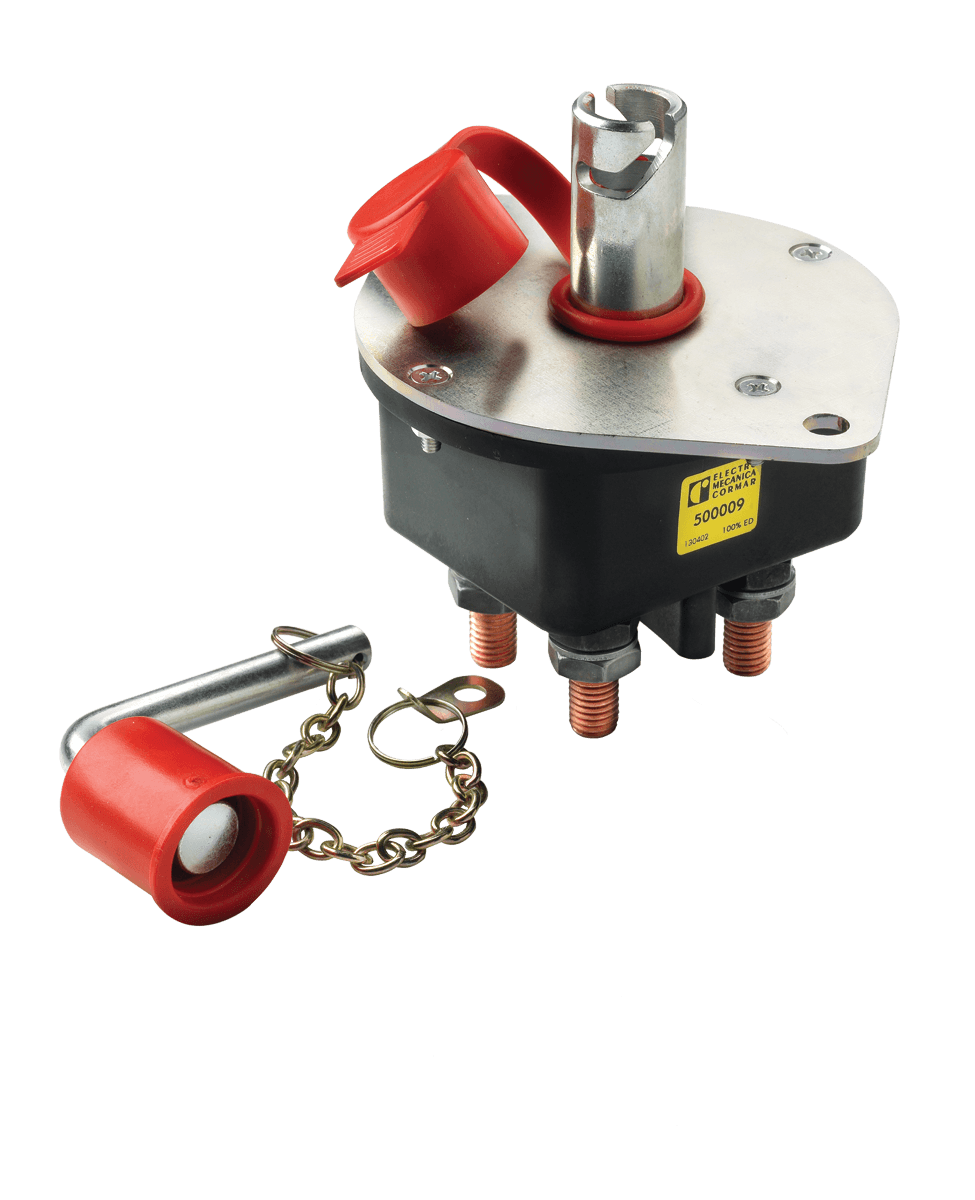 Interruptor principal doble para batería 250 Amp (2500 Amp/5 seg)