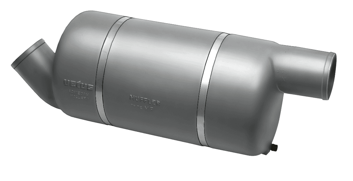 Silencioso en plástico tipo MF150, Ø 150 mm