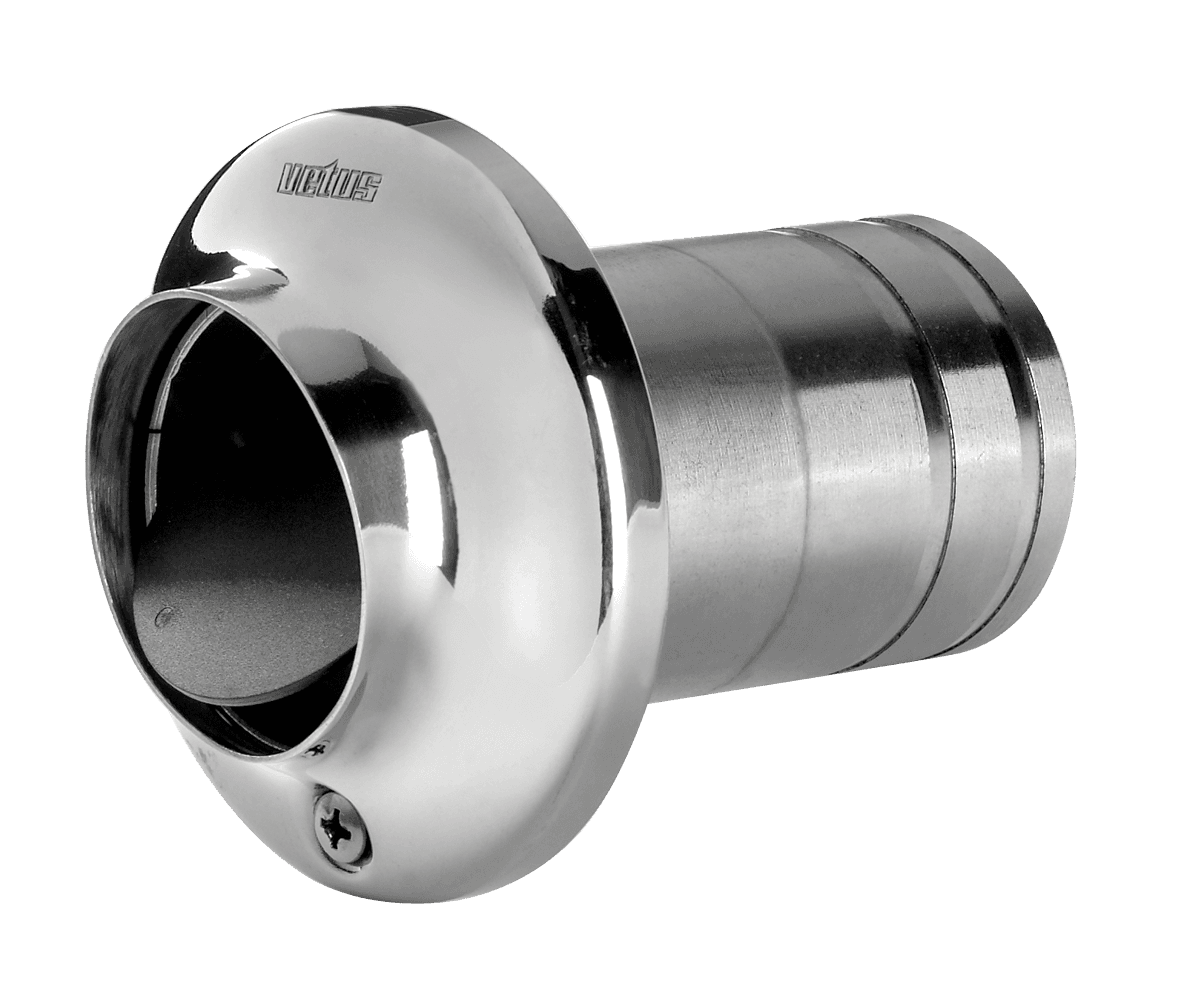 Salida casco escape, acero inoxidable, Ø 127 mm, con válvula
