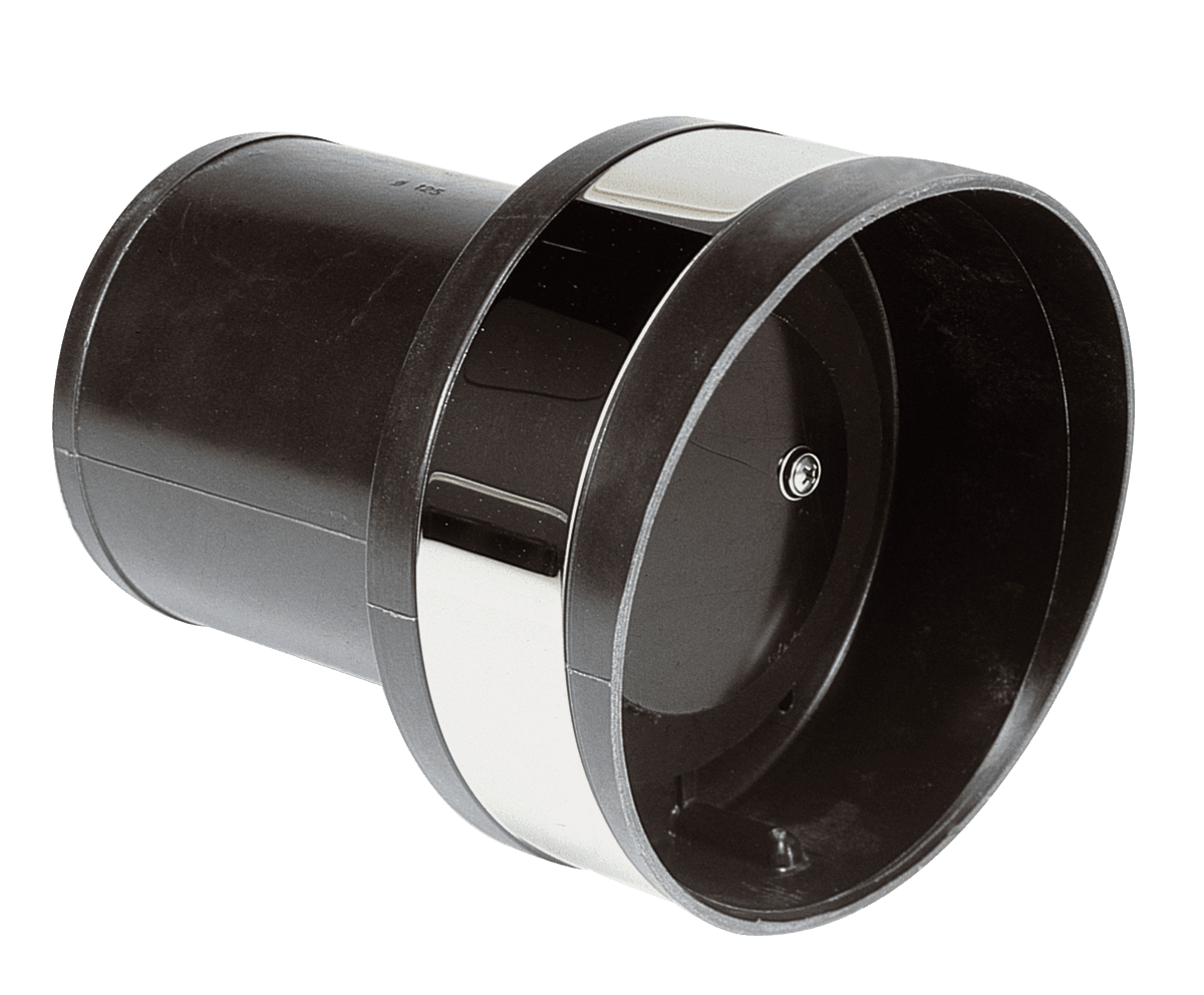 Salida casco escape en plástico tipo TC150, Ø 150 mm