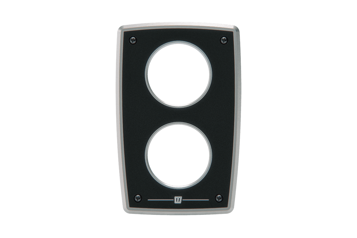 Prolongación panel aluminio para 2 indicadores (sin instrumentos)