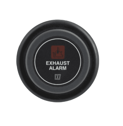 Indicador de alarma para temperatura de escape 24 V, negro (excluido sensor)