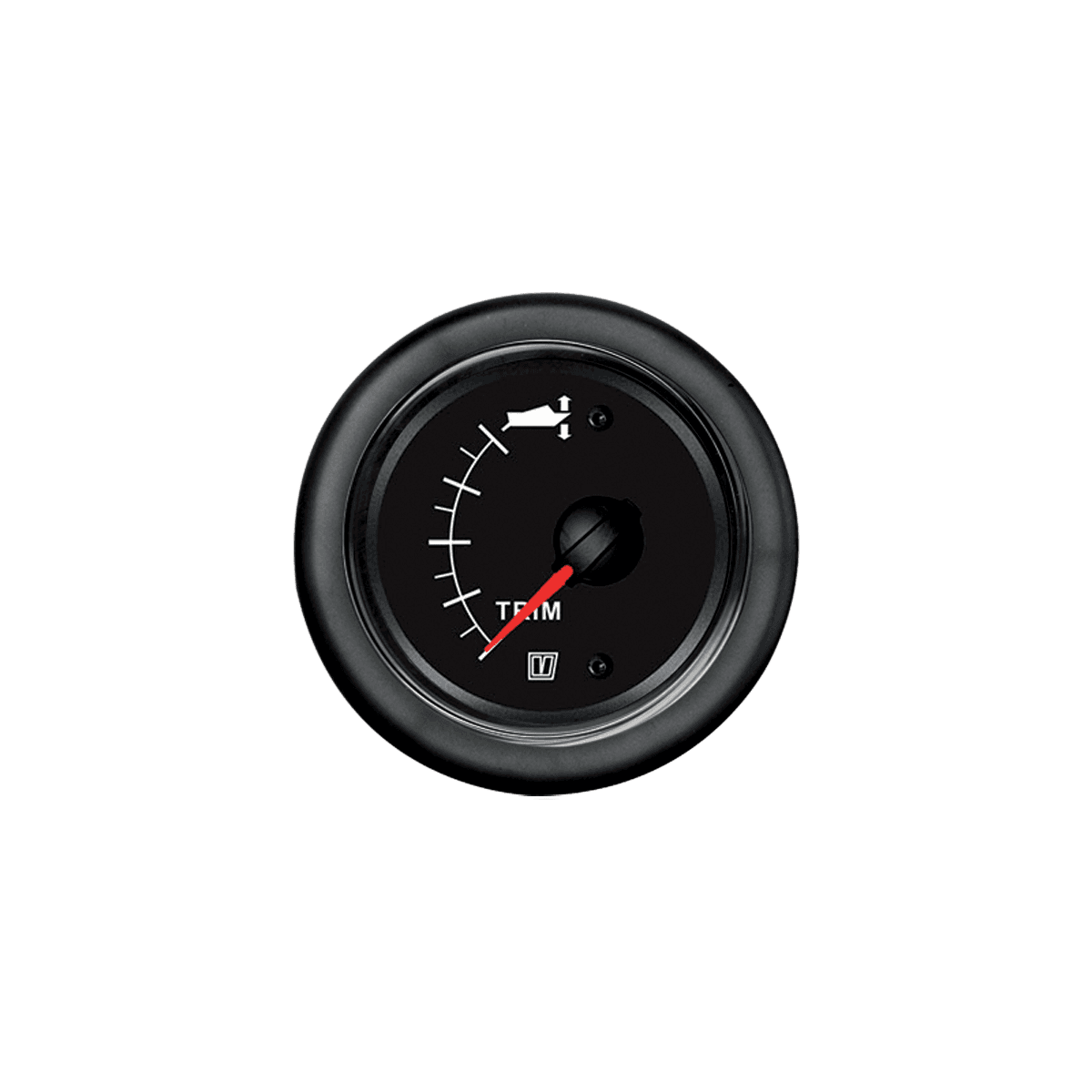 Indicador de trimado para cola Z, 12/24 V, negro