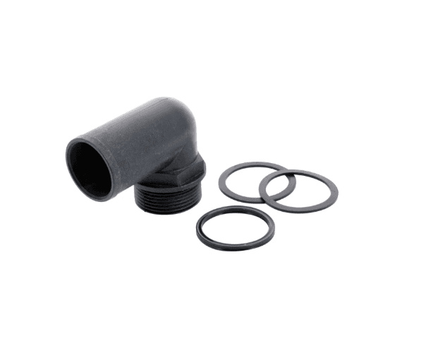 Conexión tubo G1-1/4 38 mm, en ángulo 90⁰ para ILT connection kit