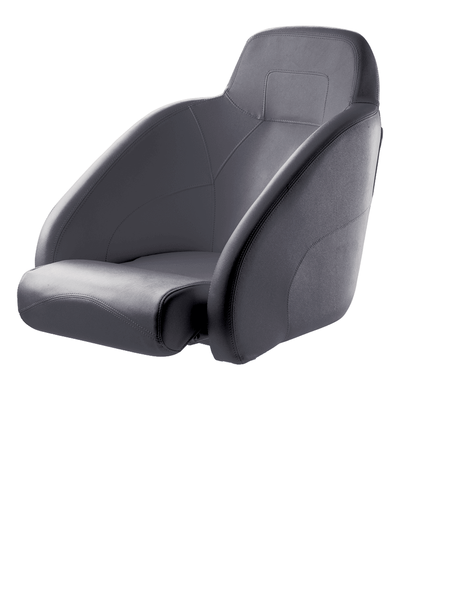 Asiento QUEEN con banqueta abatible, azul
