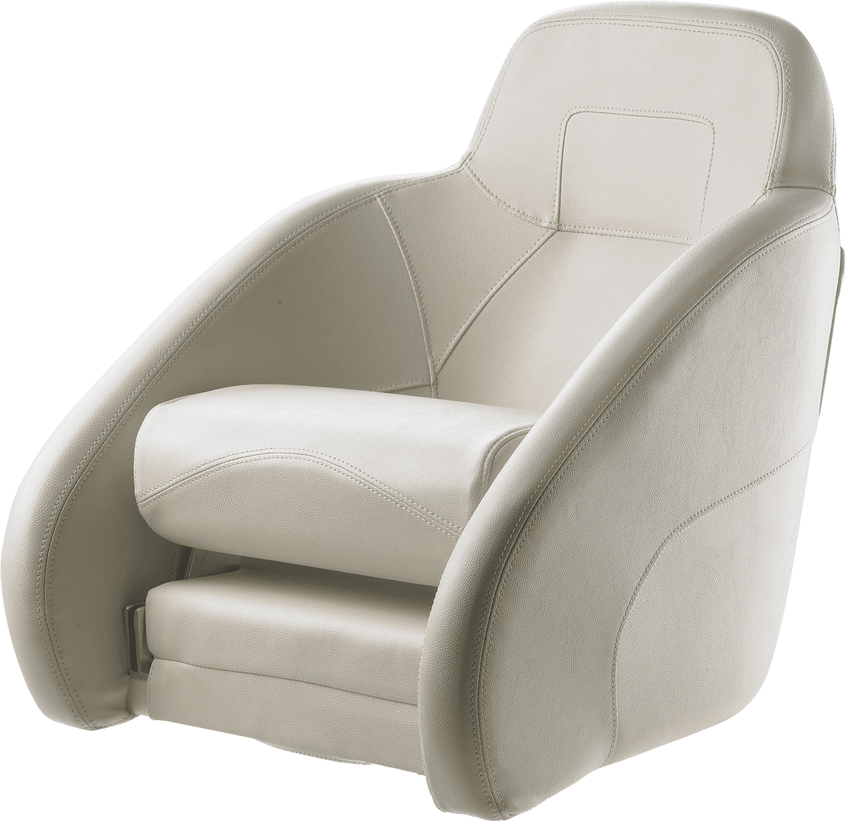 Asiento KING con banqueta abatible, crema