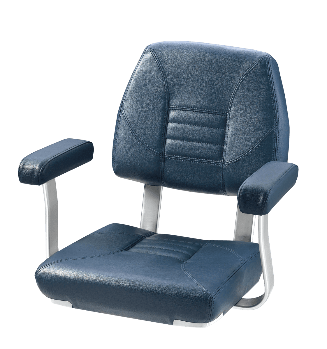 Asiento clásico SKIPPER con apoyabrazos, azul