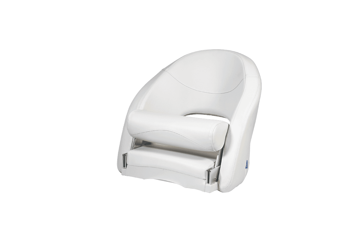 Asiento LIEUTENANT con banqueta abatible, blanco