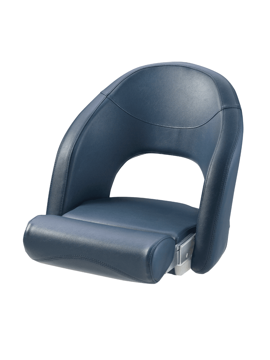 Asiento LIEUTENANT con banqueta abatible, azul