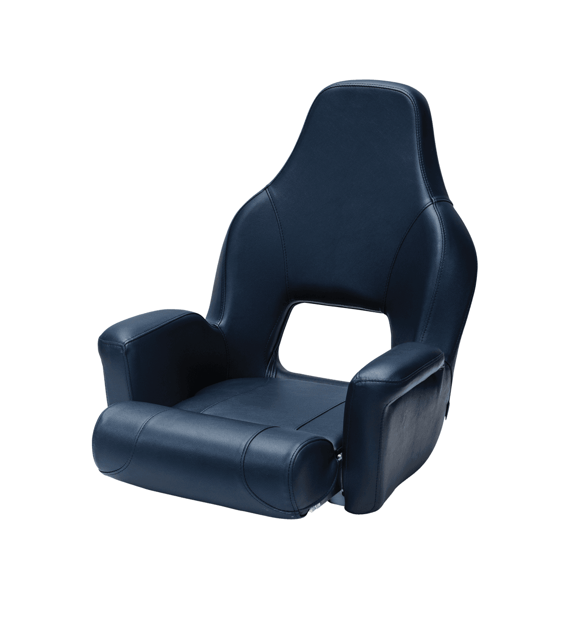Asiento MAJOR con banqueta abatible, azul