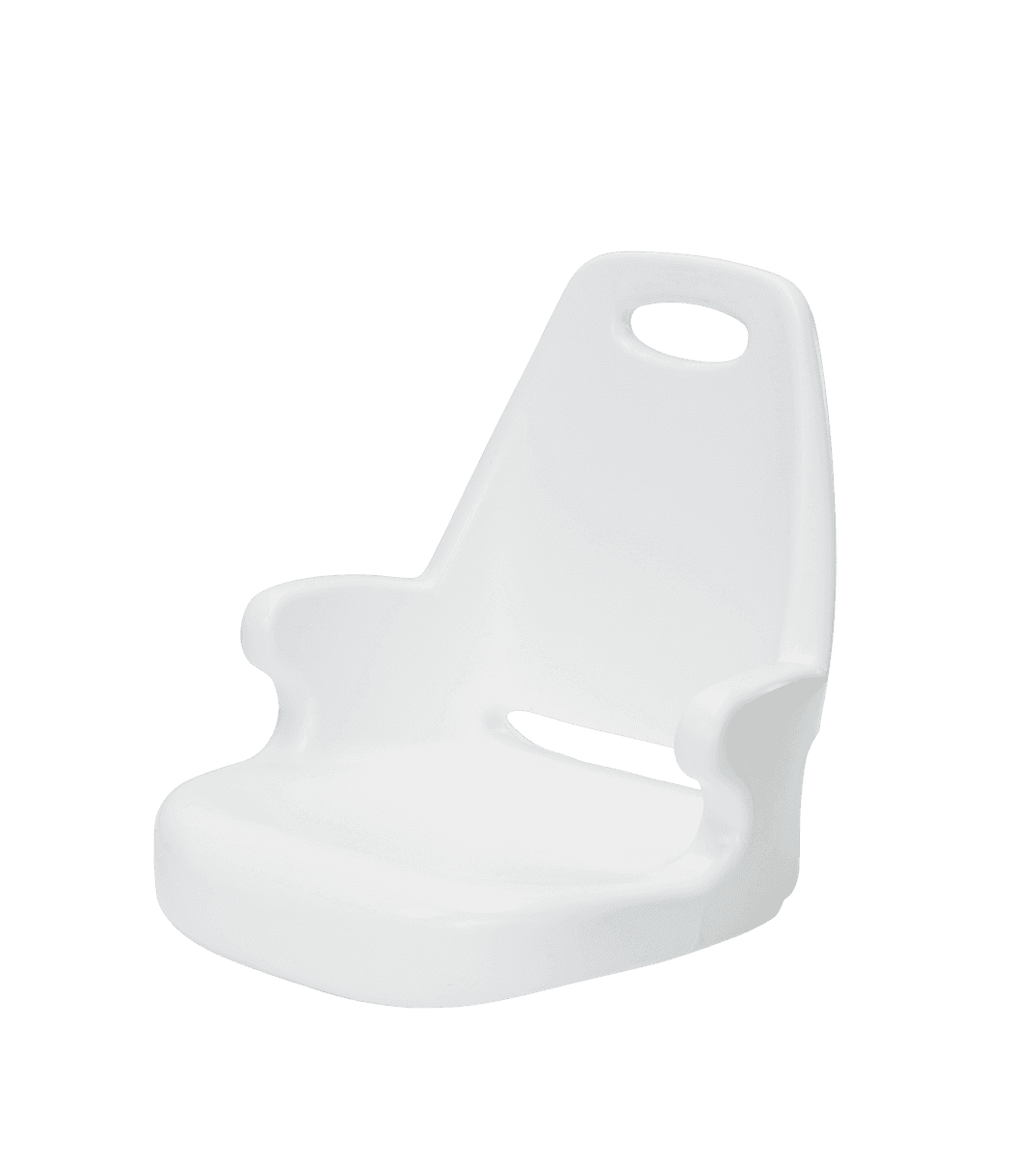 Asiento CAPTAIN, blanco sin cojines