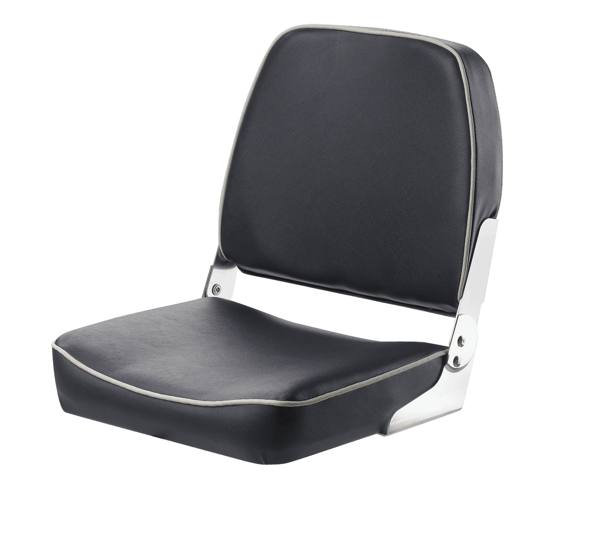 Asiento abatible clásico FISHERMAN, azul con ribetes blancos