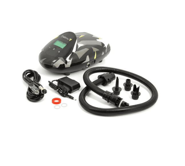 Bomba eléctrica para paddlesurf/neumáticas/kayacs, funcionamiento a 12V (toma encendedor coche) y con batería de 15000mAh