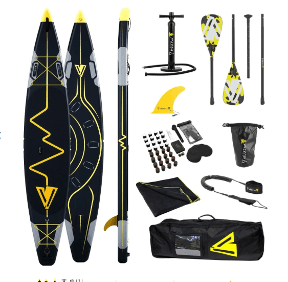 Tabla Paddle surf Yellow V Heartbeat 13 "TUGELA"