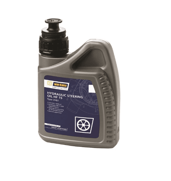 Aceite para direcciones hidráulicas "VETUS Hydraulic Steering Oil" ISO VG15, envase de 1 litro