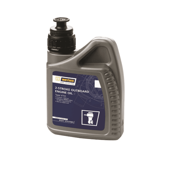 Aceite fuera borda 2 tiempos "VETUS Two Stroke outboard", NMMA (BIA) TC-W3, envase 1 litro