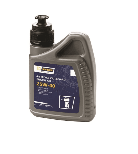 Aceite fuera borda 4 tiempos "VETUS Four Stroke outboard engine oil", 25W-40, envase 1 litro