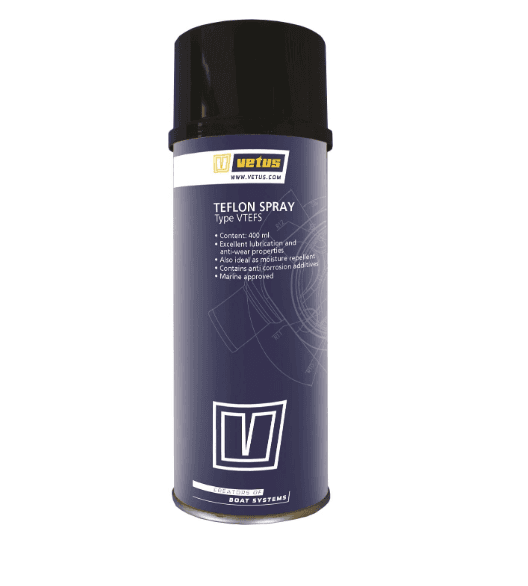 TEFLON EN SPRAY VETUS TEFLON SPRAY, USAR PARA LIMPIAR, LUBRIFICAR Y PROTEGER CON