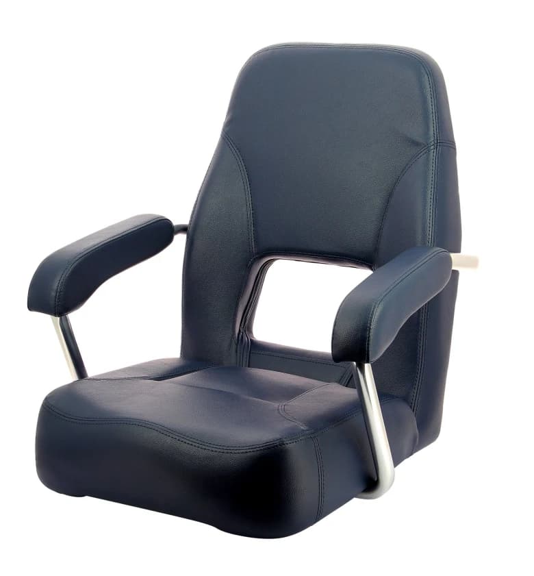 Asiento SAILOR con marco aluminio anodizado, azul