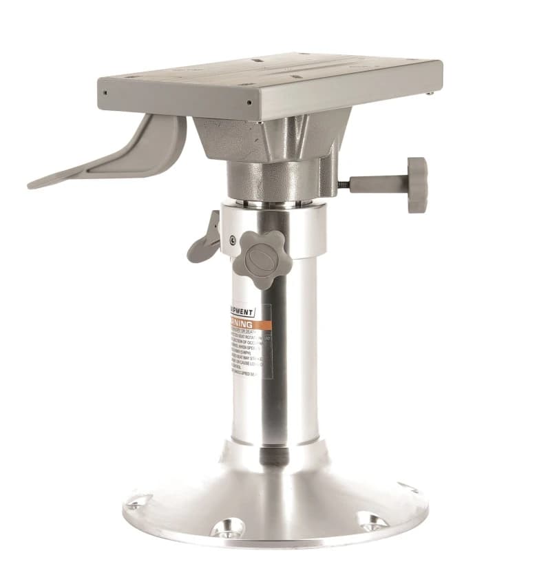 Pie de asiento ajustable manualmente, deslizante, altura 43 - 63 cm
